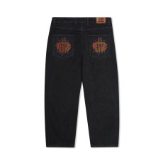 画像1: Butter Goods Spider Denim Jeans Washed Black / バターグッズ スパイダーデニム ウォッシュドブラック (1)