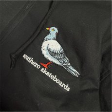 画像2: Anti Hero Lil Pigeon Zip Hoodie Black / アンタイヒーロー ピジョン ジップアップ スウェットフーディ ブラック (2)