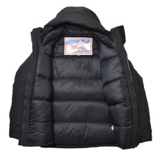 画像2: FIRST DOWN USA Wrap Down Parka Black / ファーストダウン ラップ ダウンパーカ ブラック (2)