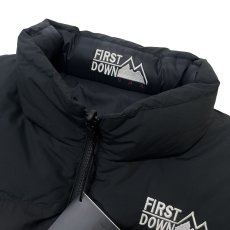 画像4: FIRST DOWN USA Bubble Down Vest Black / ファーストダウン バブル ダウンベスト ブラック (4)