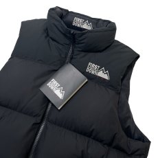 画像2: FIRST DOWN USA Bubble Down Vest Black / ファーストダウン バブル ダウンベスト ブラック (2)