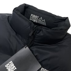 画像7: FIRST DOWN USA Bubble Down Vest Black / ファーストダウン バブル ダウンベスト ブラック (7)