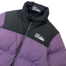 画像3: FIRST DOWN USA Bubble Down Jacket Purple/Black / ファーストダウン バブル ダウンジャケット パープル/ブラック (3)