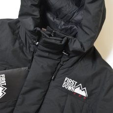 画像4: FIRST DOWN USA Wrap Down Parka Black / ファーストダウン ラップ ダウンパーカ ブラック (4)