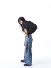 画像7: Packing Light Light Nylon Oxford Backpack Black / パッキング ライトライト ナイロン オックスフォード バックパック ブラック (7)