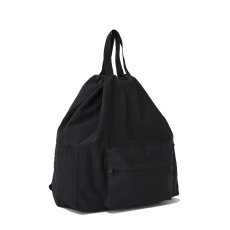 画像2: Packing Light Light Nylon Oxford Nap Backpack Black / パッキング ライトライト ナイロン オックスフォード ナップパック ブラック (2)