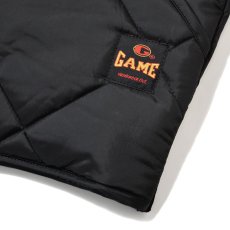 画像5: GAME Sportswear Bravest Jacket Black / ゲームスポーツウェア キルティング ジャケット ブラック (5)