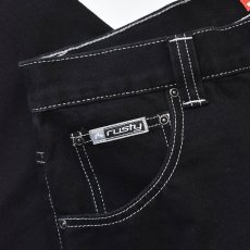 画像5: Rusty Surfboards Escape Baggy Jeans Black / ラスティサーフボード エスケープ バギーフィット デニム ブラック (5)