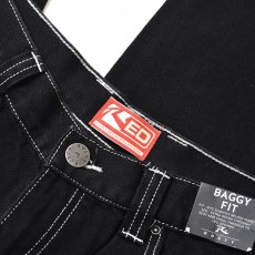 画像4: Rusty Surfboards Escape Baggy Jeans Black / ラスティサーフボード エスケープ バギーフィット デニム ブラック (4)