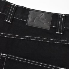 画像7: Rusty Surfboards Escape Baggy Jeans Black / ラスティサーフボード エスケープ バギーフィット デニム ブラック (7)