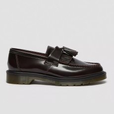 画像1: Dr.Martens Adrian Arcadia Leather Tassel Loafers - Cherry Red (1)