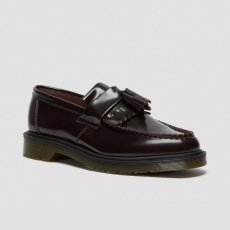 画像2: Dr.Martens Adrian Arcadia Leather Tassel Loafers - Cherry Red (2)