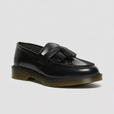 画像2: Dr.Martens Adrian Polished Leather Tassel Loafers - Black (2)