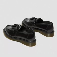 画像4: Dr.Martens Adrian Polished Leather Tassel Loafers - Black (4)