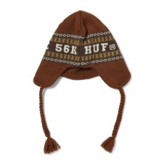 画像3: HUFｘBronze Flap Beanie - Brown (3)