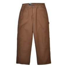 画像2: Dickies Relax Fit Straight Leg Carpenter Duck Jeans Rinsed Timber - Brown (RTB) (2)