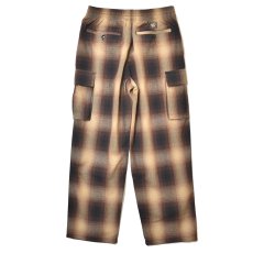 画像2: FB County Cargo Checker Pants - BlackｘTan (2)