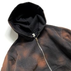 画像5: RAWDRIP Custom Los Angeles Apparel 14oz Heavy Fleece Full Zip Hoodie - Sunfade Black (5)