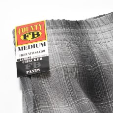 画像4: FB County Cargo Checker Pants - BlackｘGrey (4)