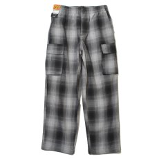 画像1: FB County Cargo Checker Pants - BlackｘGrey (1)