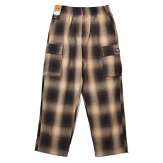 画像1: FB County Cargo Checker Pants - BlackｘTan (1)