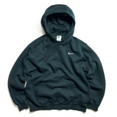 画像1: NIKE Custom Damage Over-Dye Hoodie - Ripe Green/White Logo (1)