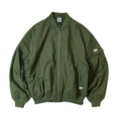 画像1: PRO CLUB Comfort Bomber Jacket - Olive (1)