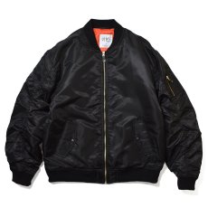 画像1: Shakawear Nylon Bomber Jacket - Black (1)