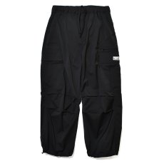 画像1: PRO CLUB Performance Oversized Nylon Cargo Pants - Black (1)