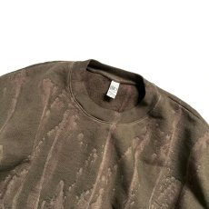 画像5: Los Angeles Apparel 14oz Drip Dye Heavy Fleece Crewneck - Olive (5)