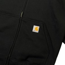 画像4: Carhartt USA Loose Fit Midweight Full-Zip Sweatshirts - Black (4)