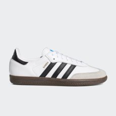 画像1: adidas Samba ADV - Cloud WhiteｘCore BlackｘGum (1)