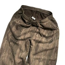 画像2: Los Angeles Apparel 14oz Drip Dye Heavy Fleece Pants - Olive (2)