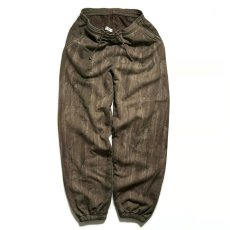 画像1: Los Angeles Apparel 14oz Drip Dye Heavy Fleece Pants - Olive (1)