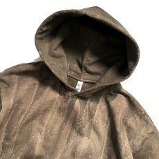 画像3: Los Angeles Apparel 14oz Drip Dye Heavy Fleece Hoodie - Olive (3)