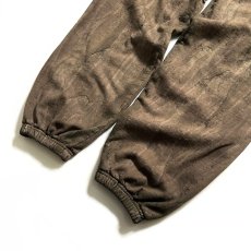 画像6: Los Angeles Apparel 14oz Drip Dye Heavy Fleece Pants - Olive (6)