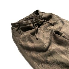 画像4: Los Angeles Apparel 14oz Drip Dye Heavy Fleece Pants - Olive (4)