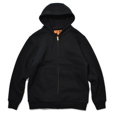 画像1: Corner Stone Heavyweight Full Zip Thermal Lined Hooded Sweatshirts - Black (1)