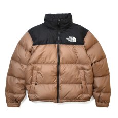 画像1: The North Face USA 1996 Retro Nuptse Jacket - LatteｘBlack (1)