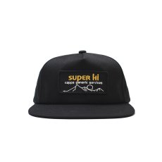 画像1: Capps Super Hi Snapback - Black (1)