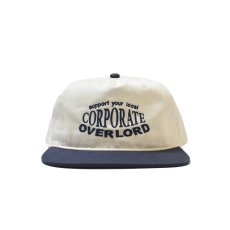 画像1: Capps Support Your Local Corporate Overlord Snapback - Navy Two-Tone (1)