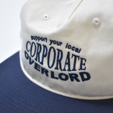 画像2: Capps Support Your Local Corporate Overlord Snapback - Navy Two-Tone (2)