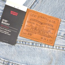 画像3: Levi's 578-0022 Baggy Jeans - Light Indigo (3)