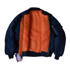 画像2: Rothco MA-1 Flight Jacket - Navy (2)