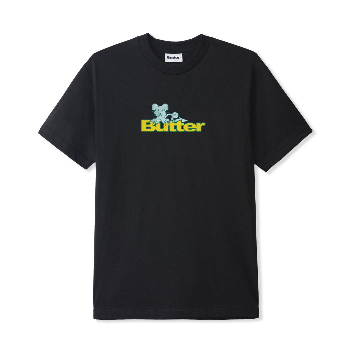 画像1: Butter Goods Rat Logo Tee - Black (1)