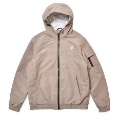 画像1: Spyder Hydroweb Nylon Hooded Jacket - Khaki (1)