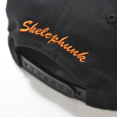 画像3: Skelephunk Mets Warp Snapback Hat - Black (3)