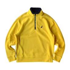 画像1: Nautica Zip Up Fleece Jacket - Yellow (1)