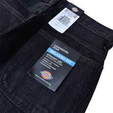 画像3: Dickies Relaxed Fit Heavyweight Carpenter Jeans - Black Denim (L9D) (3)