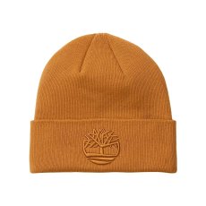 画像1: Timberland Tonal 3D Embroidery Beanie - Wheat (1)